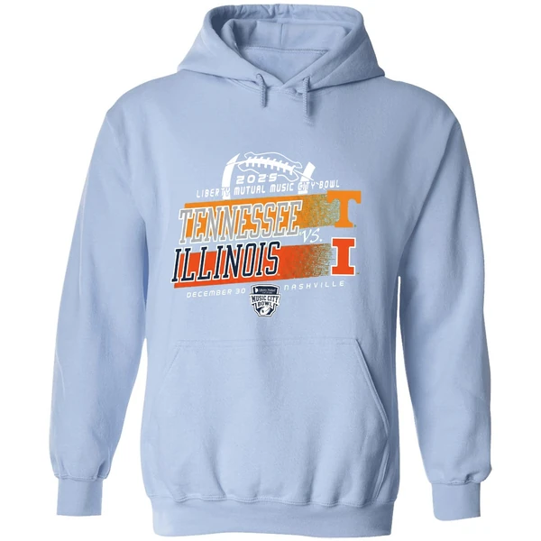 Tennessee Vs Illinois 2025 Lyberty Mutual Music City Bowl Hoodie - Image 4