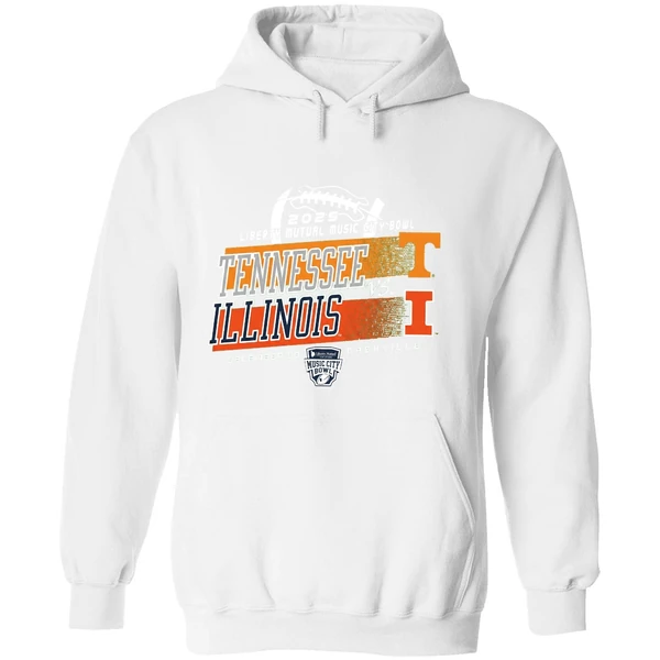 Tennessee Vs Illinois 2025 Lyberty Mutual Music City Bowl Hoodie - Image 8