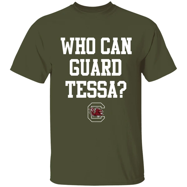 tessa johnson south carolina womens basketball who can guard tessa shirt militarygreen
