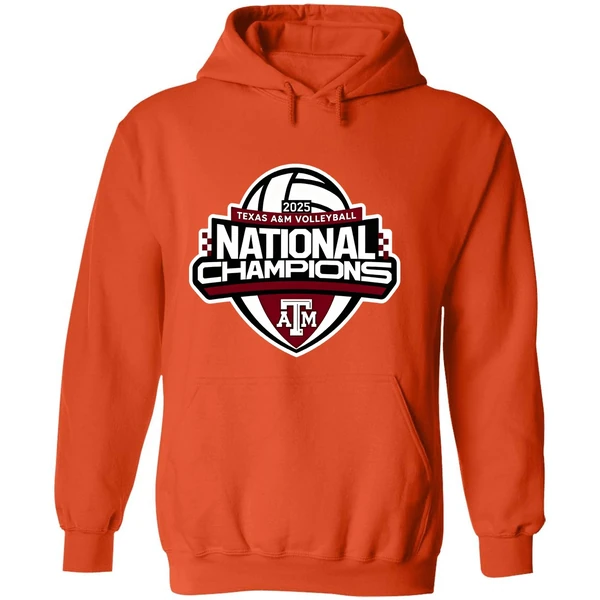 Texas Am Aggies 2025 Ncaa Volleyball National Champions Hoodie - Image 6