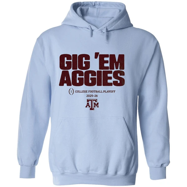 Texas Am Aggies Football 2025 Cfp Team Slogan College Football Playoff 2025 2026 Hoodie - Image 4