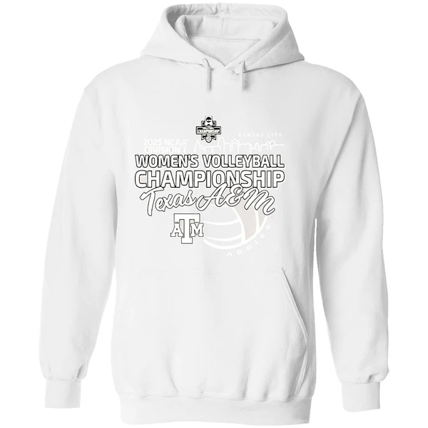 Texas Am Aggies Ncaa Division I Womens Volleyball Champions 2025 Hoodie - Image 8
