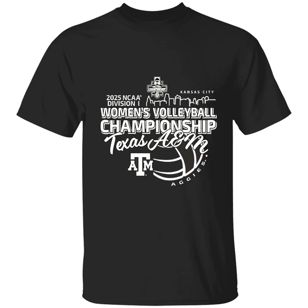 Texas Am Aggies Ncaa Division I Womens Volleyball Champions 2025 Shirt