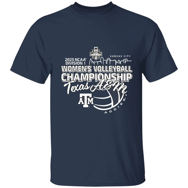 Texas Am Aggies Ncaa Division I Womens Volleyball Champions 2025 Shirt - Image 5