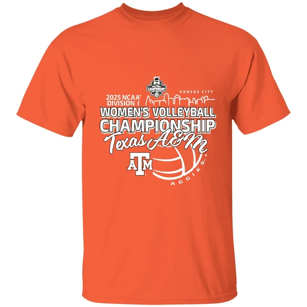 Texas Am Aggies Ncaa Division I Womens Volleyball Champions 2025 Shirt - Image 6
