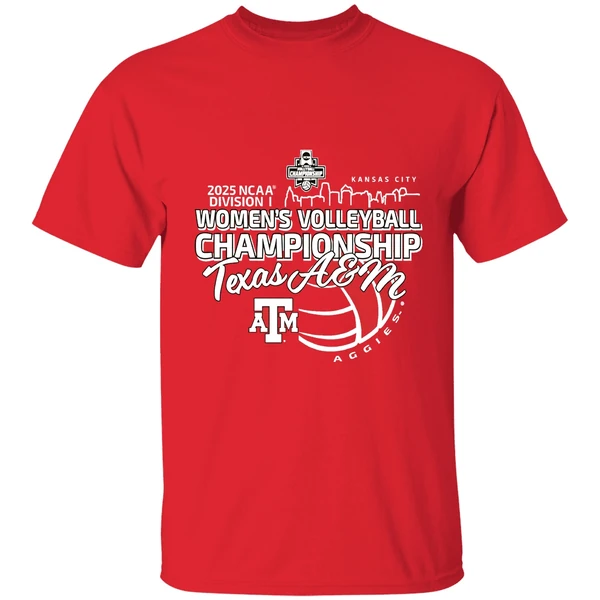 Texas Am Aggies Ncaa Division I Womens Volleyball Champions 2025 Shirt - Image 7