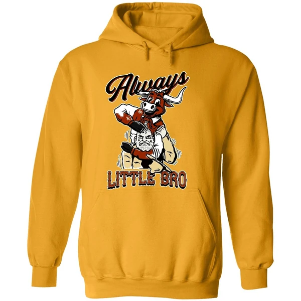 Texas Longhorn Beats Texas Aggies Am Always Little Bro Hoodie