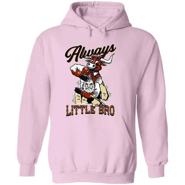 Texas Longhorn Beats Texas Aggies Am Always Little Bro Hoodie - Image 5