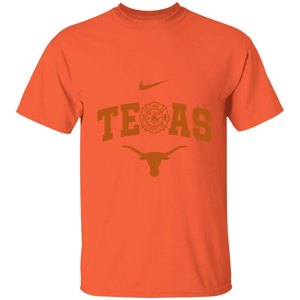 texas longhorns first in fire dept last out shirt orange