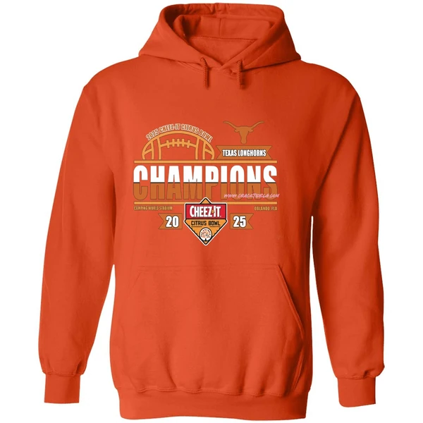 Texas Longhorns Football 2025 Cheez It Citrus Bowl Champions Locker Room Hoodie - Image 6