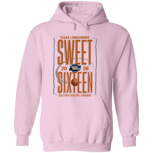 Texas Longhorns Sweet Sixteen 2026 Ncaa Di Mens Basketball Tournament Hoodie - Image 5