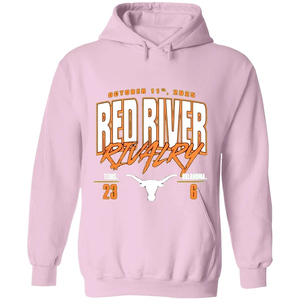 Texas Longhorns Vs Oklahoma Sooners Red River Rivalry 2025 Hoodie - Image 5