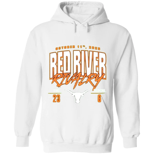 Texas Longhorns Vs Oklahoma Sooners Red River Rivalry 2025 Hoodie - Image 8