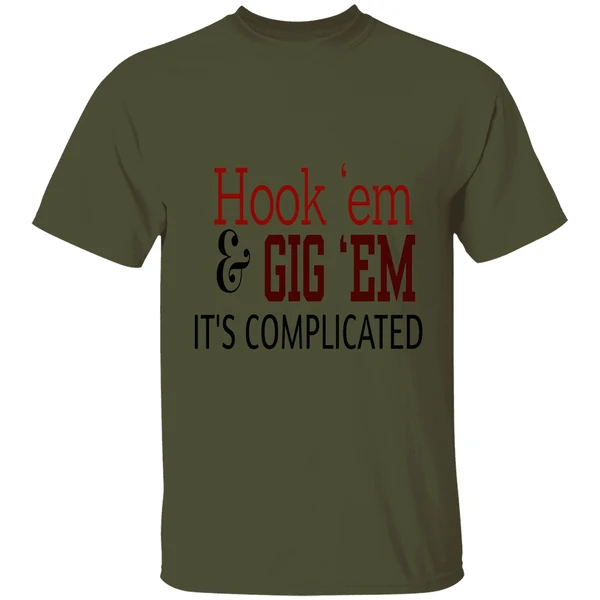 Texas Longhorns Vs Texas Am Aggies Hook Em And Gig Em Its Complicated Shirt - Image 3
