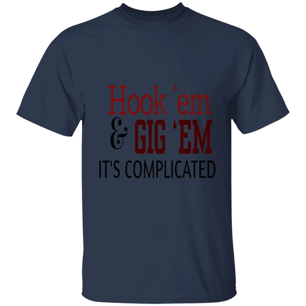 Texas Longhorns Vs Texas Am Aggies Hook Em And Gig Em Its Complicated Shirt - Image 4