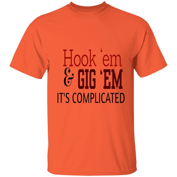 Texas Longhorns Vs Texas Am Aggies Hook Em And Gig Em Its Complicated Shirt - Image 5