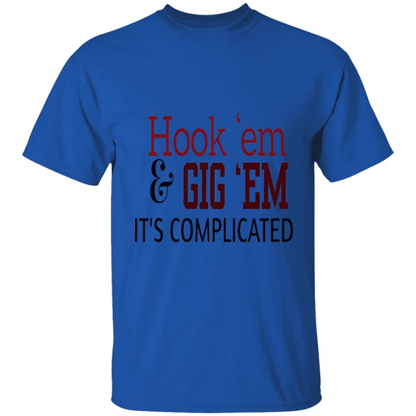 Texas Longhorns Vs Texas Am Aggies Hook Em And Gig Em Its Complicated Shirt - Image 7