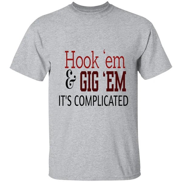 Texas Longhorns Vs Texas Am Aggies Hook Em And Gig Em Its Complicated Shirt