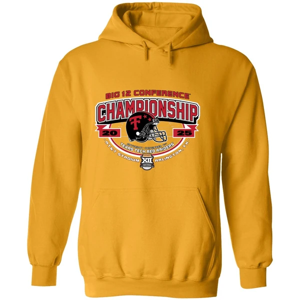 Texas Tech Football 2025 Big 12 Conference Championship Dfw Takeover Hoodie
