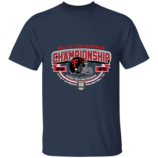 Texas Tech Football 2025 Big 12 Conference Championship Dfw Takeover Shirt - Image 5