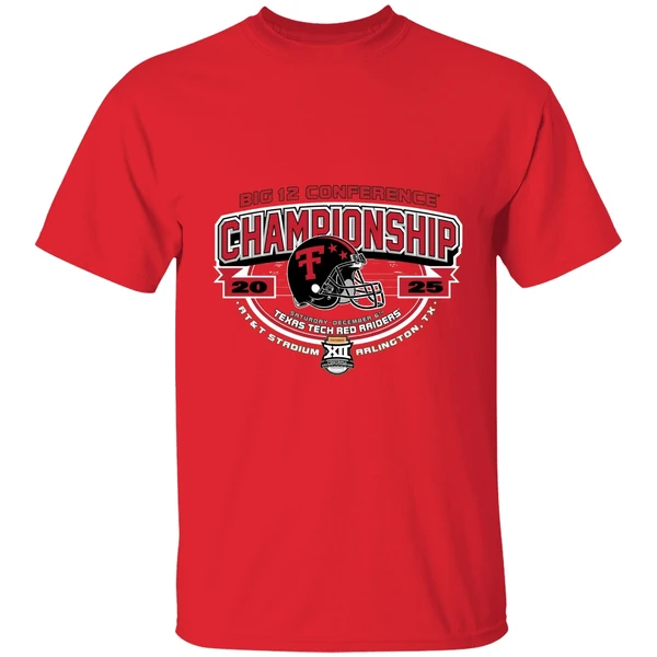 Texas Tech Football 2025 Big 12 Conference Championship Dfw Takeover Shirt - Image 7