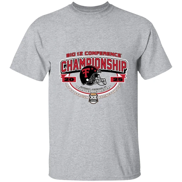 Texas Tech Football 2025 Big 12 Conference Championship Dfw Takeover Shirt - Image 9