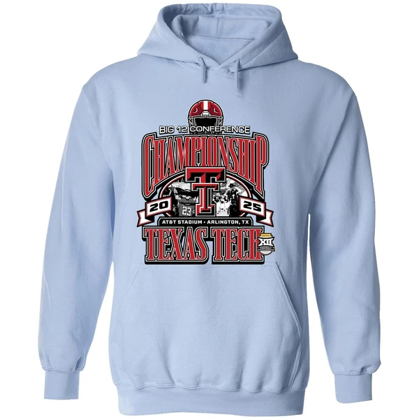 Texas Tech Football 2025 Big 12 Conference Championship Make Noise Hoodie - Image 4