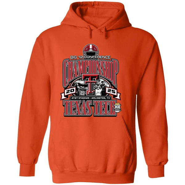 Texas Tech Football 2025 Big 12 Conference Championship Make Noise Hoodie - Image 6