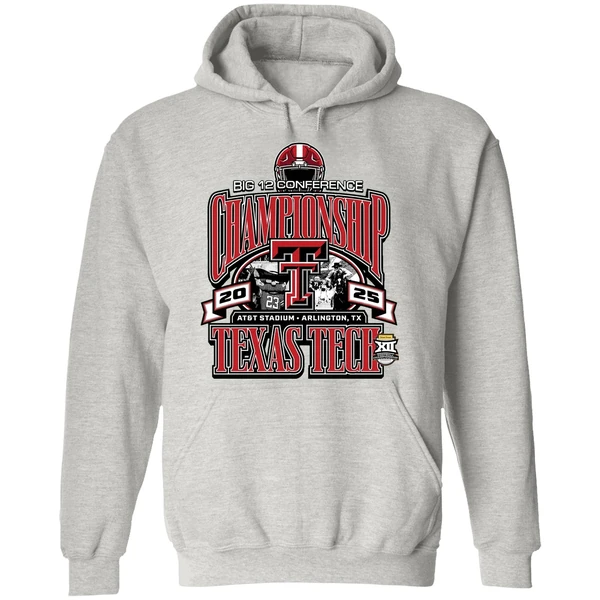 Texas Tech Football 2025 Big 12 Conference Championship Make Noise Hoodie - Image 9