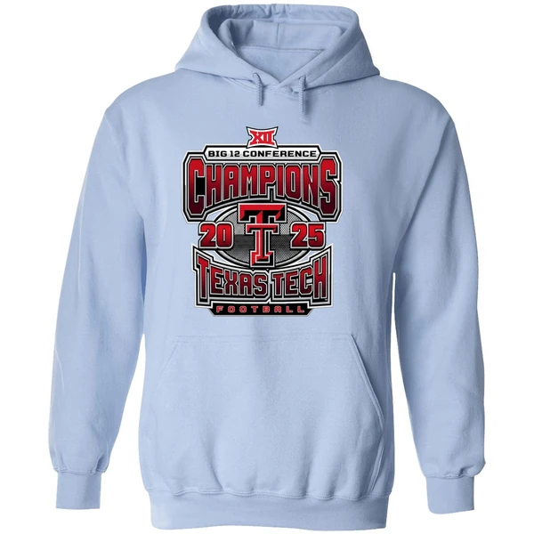 Texas Tech Red Raiders 2025 2026 Big 12 Champs Grid Iron Hoodie - Image 4