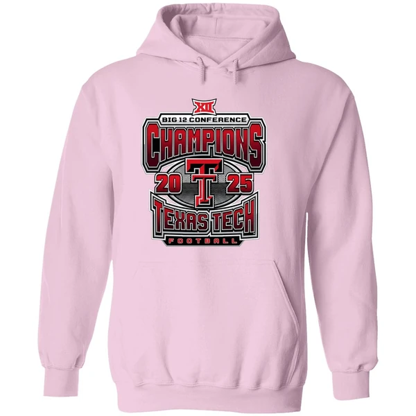 Texas Tech Red Raiders 2025 2026 Big 12 Champs Grid Iron Hoodie - Image 5