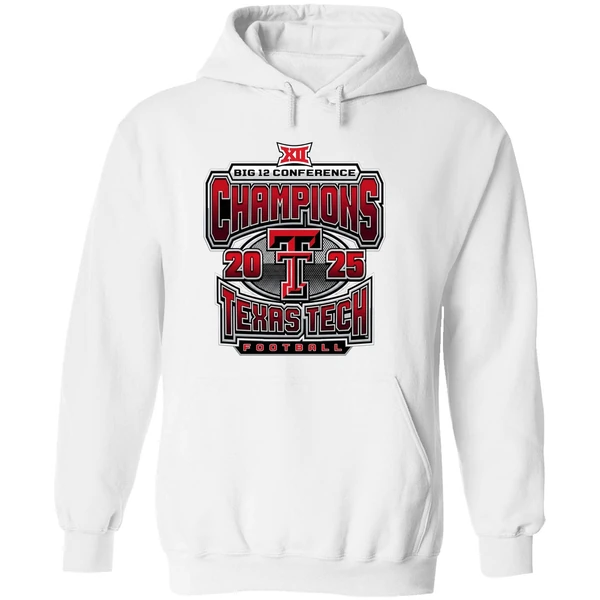 Texas Tech Red Raiders 2025 2026 Big 12 Champs Grid Iron Hoodie - Image 8
