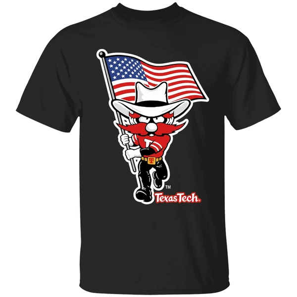 Texas Tech Red Raiders Mascot Flag Shirt