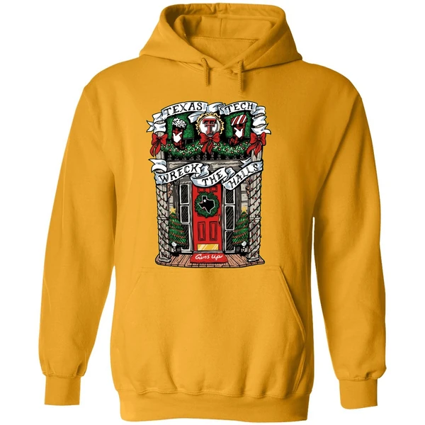 Texas Tech Red Raiders Wreck The Halls Merry Christmas Hoodie