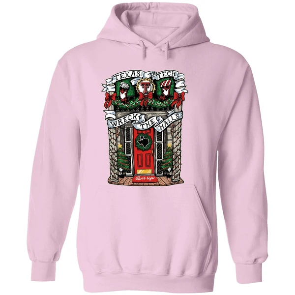 Texas Tech Red Raiders Wreck The Halls Merry Christmas Hoodie - Image 5