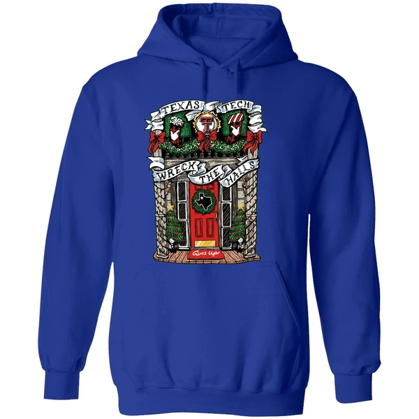 Texas Tech Red Raiders Wreck The Halls Merry Christmas Hoodie - Image 7