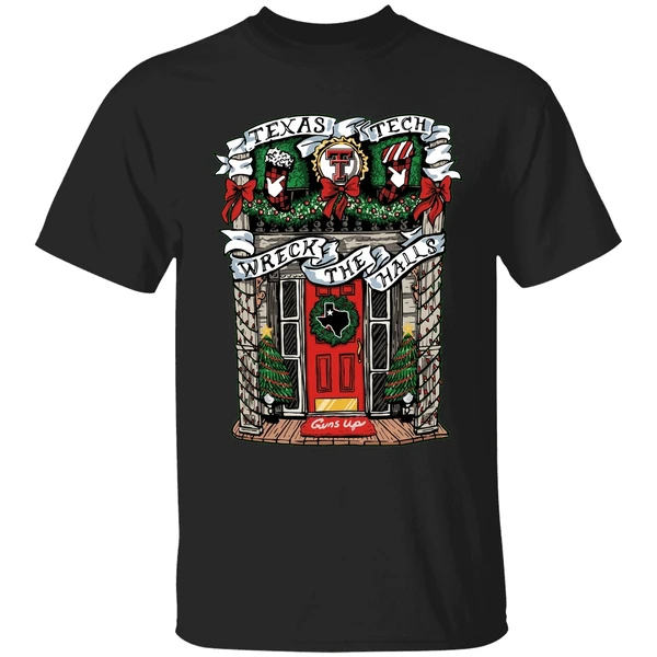 Texas Tech Red Raiders Wreck The Halls Merry Christmas Shirt