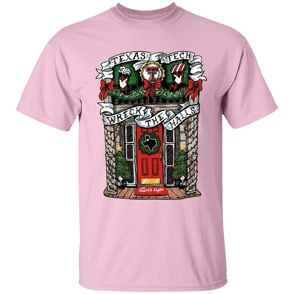 Texas Tech Red Raiders Wreck The Halls Merry Christmas Shirt - Image 3