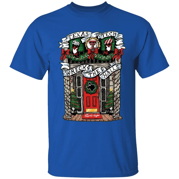 Texas Tech Red Raiders Wreck The Halls Merry Christmas Shirt - Image 8