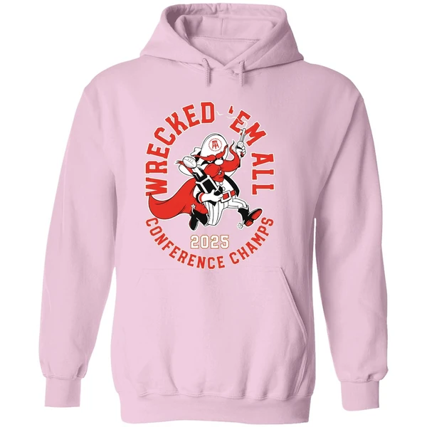 Texas Tech Red Raiders Wrecked Em All Conference Champs 2025 Hoodie - Image 5