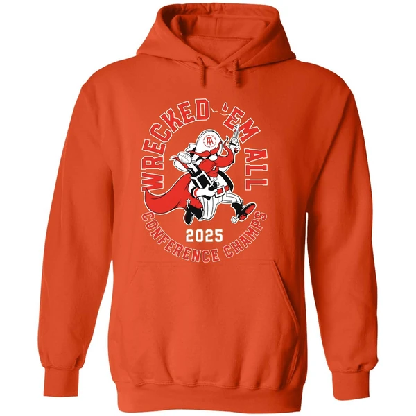 Texas Tech Red Raiders Wrecked Em All Conference Champs 2025 Hoodie - Image 6