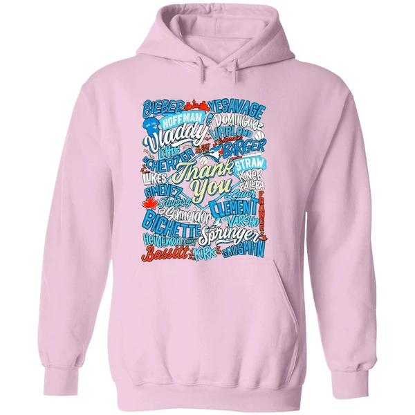 Thank You Toronto Blue Jays Player Name 2025 Mlb Hoodie - Image 5