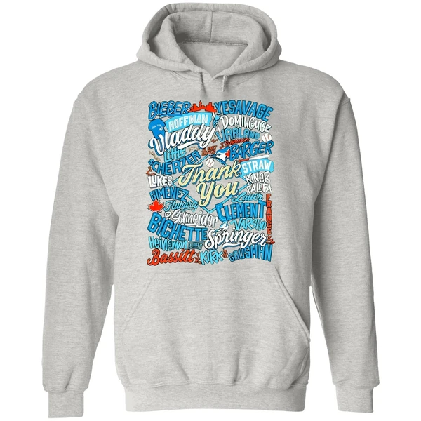 Thank You Toronto Blue Jays Player Name 2025 Mlb Hoodie - Image 9