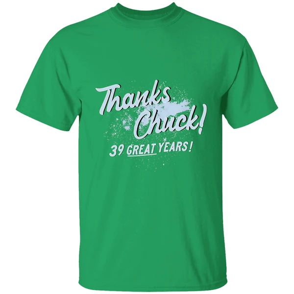 Thanks Chuck 39 Great Years Shirt - Image 2