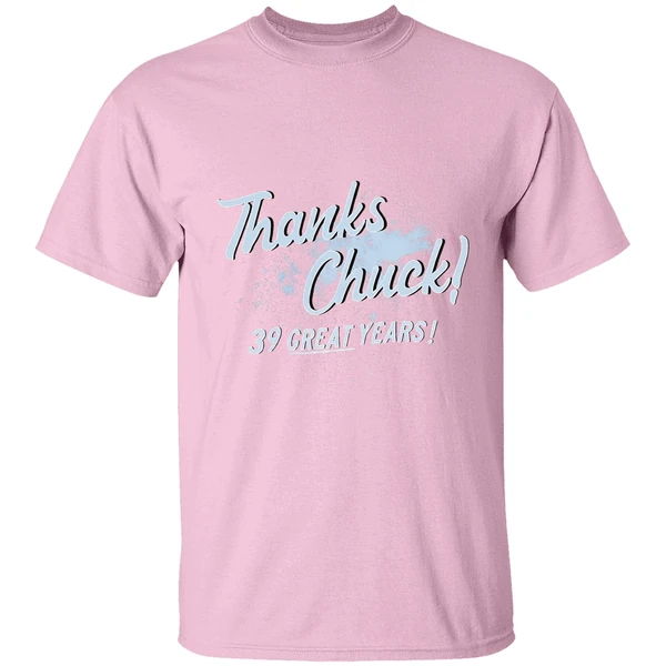 Thanks Chuck 39 Great Years Shirt - Image 3