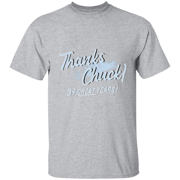 Thanks Chuck 39 Great Years Shirt - Image 9