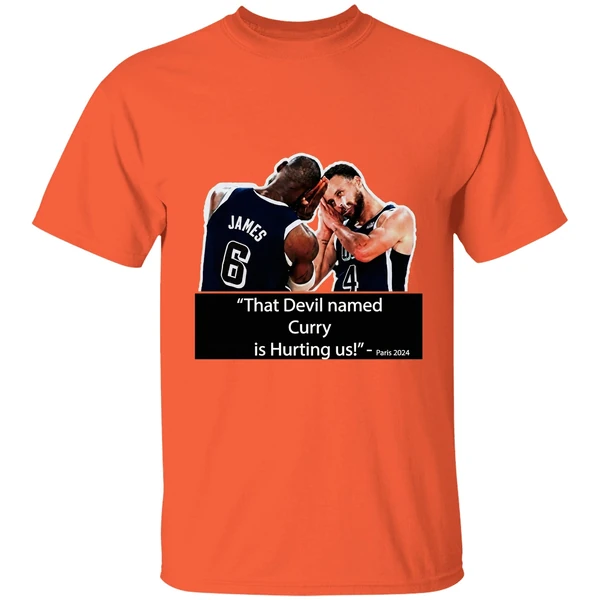 That Devil Named Curry Is Hurting Us Paris 2024 Shirt - Image 6
