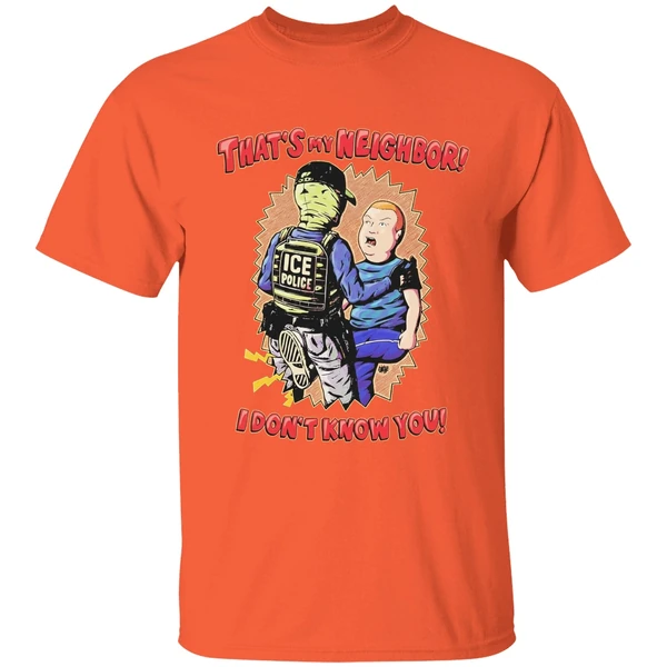 Thats My Neighbor I Dont Know You Bobby Hill Ice Police Shirt - Image 6