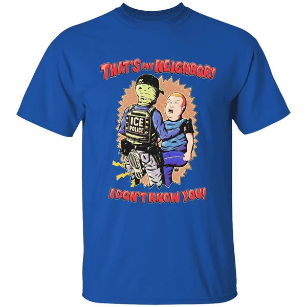 Thats My Neighbor I Dont Know You Bobby Hill Ice Police Shirt - Image 8