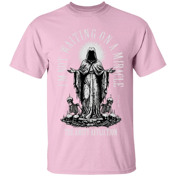 the amity affliction im not waiting on a miracle shirt lightpink